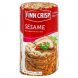 Finn Crisp sesame wheat crispbread with sesame seeds small rounds Calories