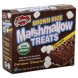 Glennys marshmallow treats brown rice, chocolate Calories