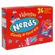 Willy Wonka valentine candy & card kit nerds Calories