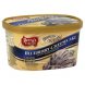 perfectly churned ice cream creamy light, blueberry cheesecake