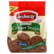 Archway reduced fat ginger snaps Calories