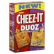 baked snack crackers duoz smoked cheddar/monterey jack