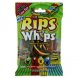 Rips Whips licorice assorted Calories