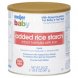 infant formula milk-based, added rice starch, with iron, powder