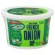 Shop 'n Save dairy dip sour cream french onion Calories