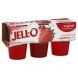 Jell-o strawberry raspberry gelatin snacks variety pack Calories