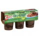 Jell-o live active pudding snacks reduced calorie, sugar free, milk chocolate bliss Calories