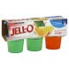 Jell-o gelatin snacks low calorie, sugar free, lemon-lime & orange Calories