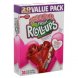 valentine fruit flavored snacks value pack, strawberry