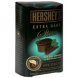 Hersheys extra dark slices mint dark chocolate with milk chocolate drizzle Calories