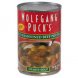 Wolfgang Puck	 hearty soup, old-fashioned beef pot pie Calories