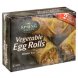 egg rolls vegetable, dinner size