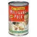 Wolfgang Puck	 all natural hearty soup new england clam chowder Calories