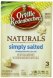 Orville Redenbachers natural popcorn buttery salt & cracked pepper microwave mini bag Calories