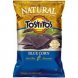 Tostitos blue corn tortilla chips simply natural Calories