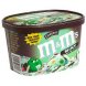 m&m 's ice cream, mint with thick chocolaty fudge