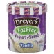 Dreyers yogurt blends frozen yogurt fat free, vanilla Calories