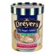 Dreyers no sugar added fat free raspberry vanilla swirl better-for-you Calories