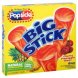 Popsicle big stick cherry-pineapple pop fat free Calories
