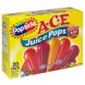 Popsicle ace juice pops multipacks Calories