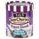 Edys slow churned dessert cultured frozen dairy, yogurt blends, chocolate vanilla swirl Calories