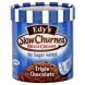 Edys triple chocolate slow churned no sugar added ice cream flavors Calories