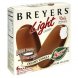 Breyers creamy vanilla bar all natural light Calories