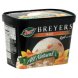 peach ice cream all natural Breyers Nutrition info