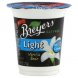 Breyers light yogurt nonfat, vanilla bean Calories