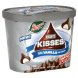 ice cream poppers hershey's kisses, made with vanilla ice cream