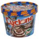 cyclone chocolate & white chocolate frozen dairy dessert chocolate fudge brownie
