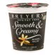 smooth & creamy lowfat yogurt, vanilla cream