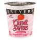 creme savers swirled lowfat yogurt, strawberries & creme