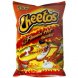 flamin` hot cheese flavored snacks baked