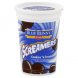 Blue Bunny screamers cookies and cream cup novelties Calories