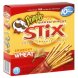 Pringles stix crispy cracker sticks baked wheat, crunchy wheat Calories