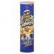 Pringles family faves potato crisps white cheddar pop, super stack Calories