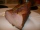 pork, cured, ham and water product, rump, bone-in, separable lean only, unheated