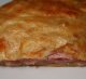 pork, cured, ham with natural juices, slice, boneless, separable lean only, heated, pan-broil
