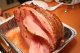 pork, cured, ham, rump, bone-in, separable lean and fat, unheated