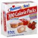 Hostess 100 calorie packs mini cakes strawberry Calories