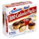 100 calorie packs golden cake with creamy filling