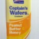 peanut butter with honey on captain 's wafers sandwich crackers