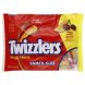 Hersheys Twizzlers twists filled candies sweet & sour, cherry kick punch, snack size Calories