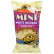 mini white rounds corn tortilla chips