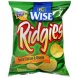 Wise Foods ridgies ridgies potato chips sour cream & onion Calories