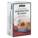 oatmeal instant, strawberries & cream