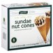 sundae nut cones