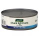 tuna chunk light, in water