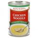 condensed soup reduced sodium, chicken noodle